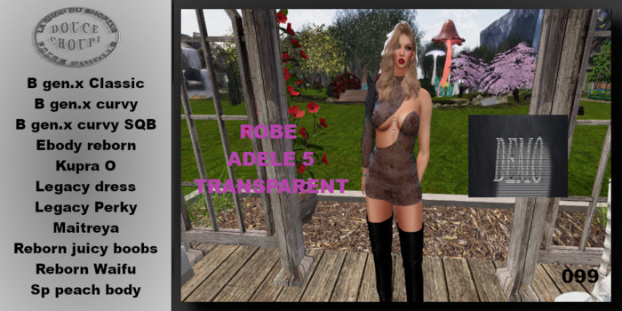 ** DC ** Robe Adele transparent V.5_DEMO"UNPACKER"