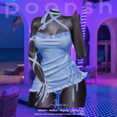 - POONSH - Asya Dress (blue)
