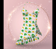 St Patricks White Dress Waifus