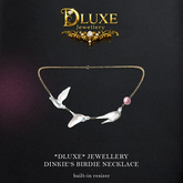 *DLUXE* DINKIE'S BIRDIE NECKLACE* gold
