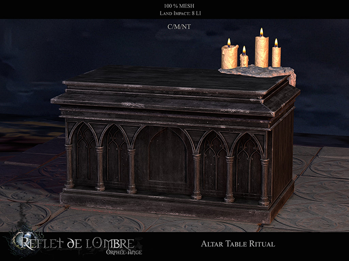 Reflet De L'Ombre * Altar Table Ritual BOX