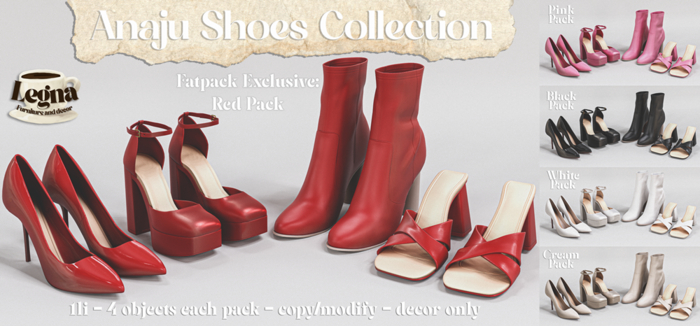 - Legna - Anaju Shoes Collection (Fatpack)