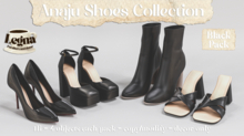 - Legna - Anaju Shoes Collection (Black Pack)