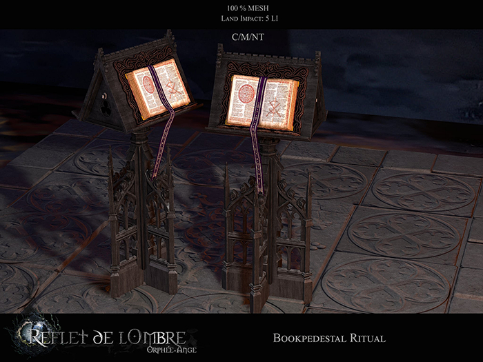 Reflet De L'Ombre *  BookPedestal Ritual BOX
