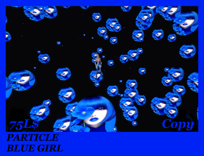 PARTICLE BLUE GIRL 