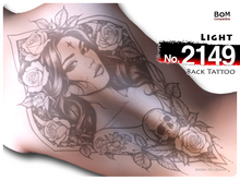 (Back Tattoo) No.2149 Light