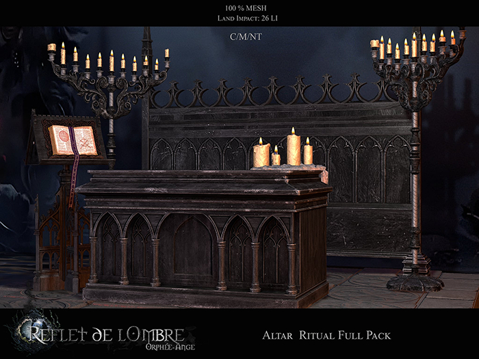 Reflet De L'Ombre * Altar Ritual Full Pack BOX