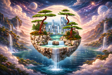 Nature City Oasis – Futuristic Eco Landscape