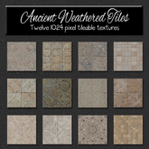 *Wallflowers* Ancient Weathered Tiles
