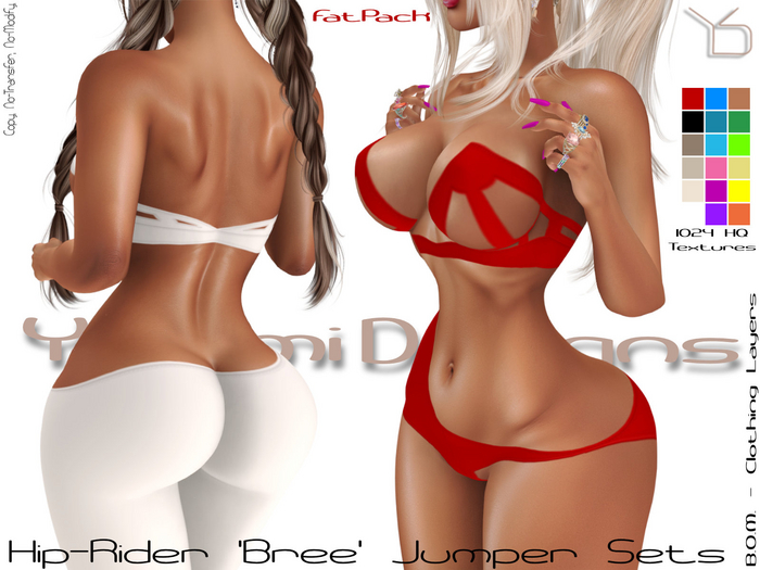 *Yummi Designs* - Hip-Rider Jumpers Set 'Bree' - Fatpack