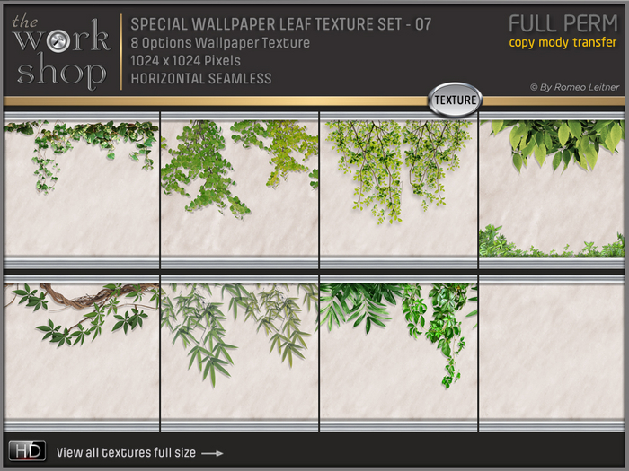 SPECIAL WALLPAPER LEAF TEXTURE SET - 07