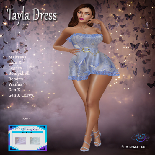 Tayla Dress & Shoes Set 3