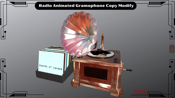 Radio Animated Gramophone Copy Modify