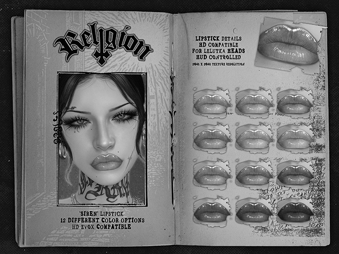 RELIGION - SIREN LIPSTICK DEMO