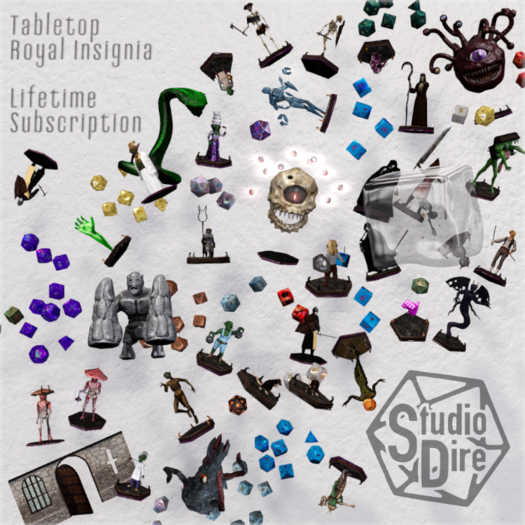 Studio Dire - Tabletop - Royal Insignia (Includes ALL Tabletop Items*)