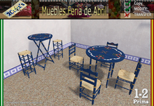 ANDALUSIAN FURNITURE  FLORAL AZUL