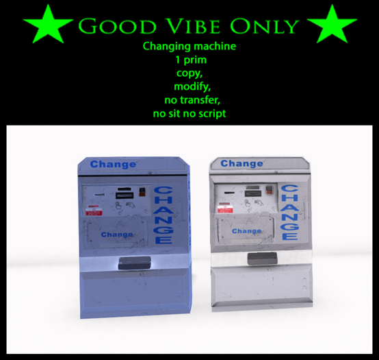 Box GVO Changing machine (normal and pbr)  1prim