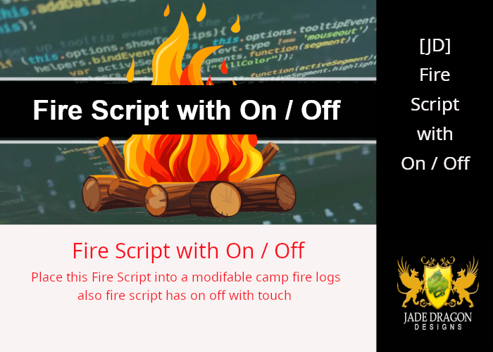 [JD] - Fire Script - with On / Off - Full Permissions