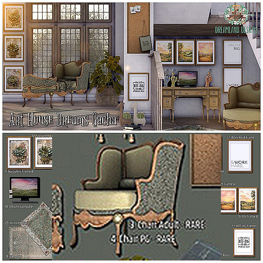 04.DD Arthouse Dreams Chair-PG Boxed RARE