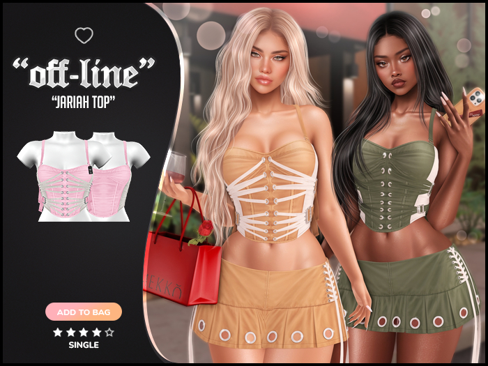 "Off-Line" x "Jariah" Top / Softy