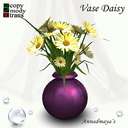 Vase Daisy v. 18