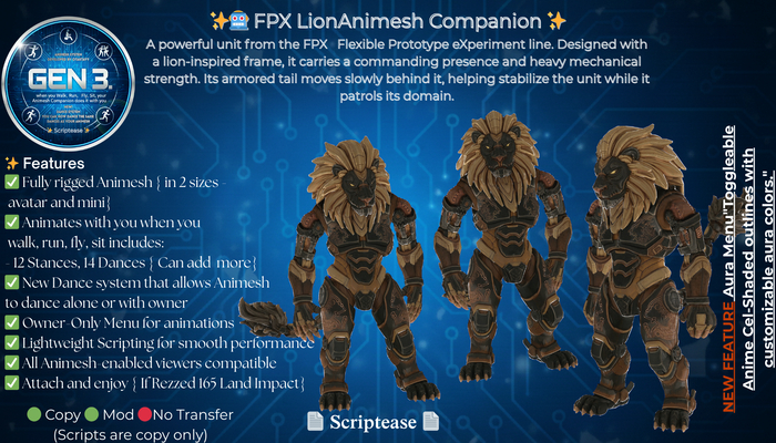 FPX Lion Animesh 