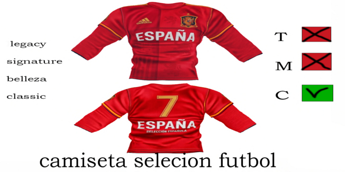 CAMISETA SELECION SPAIN