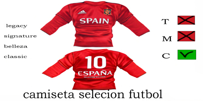 CAMISETA SELECION SPAIN