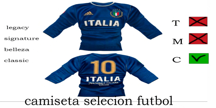 CAMISETA SELECION ITALIA