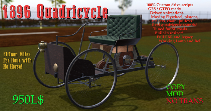 1896 Quadricycle