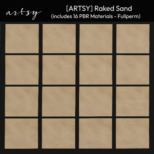 [ARTSY] FP Raked Sand (add to unpack)