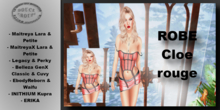 ** DC ** ROBE Cloe rouge_ "UNPACKER /HUD"