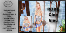 ** DC ** ROBE Cloe bleu_ "UNPACKER /HUD"
