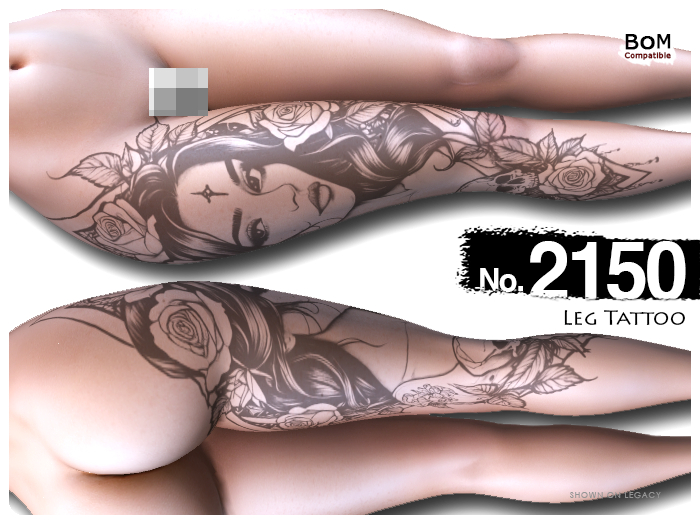 (Leg Tattoo) No.2150