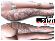 (Leg Tattoo) No.2150 Light