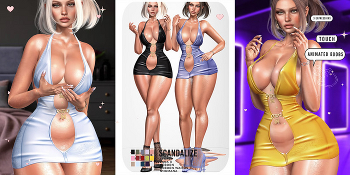 SCANDALIZE ANKE DRESS FATPACK