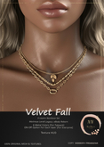 NaaNaa's Velvet Fall Necklace Set Silver