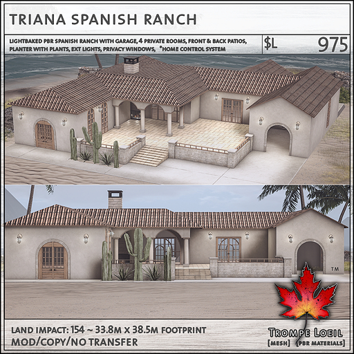 Trompe Loeil - Triana Spanish Ranch V1.1 [mesh]