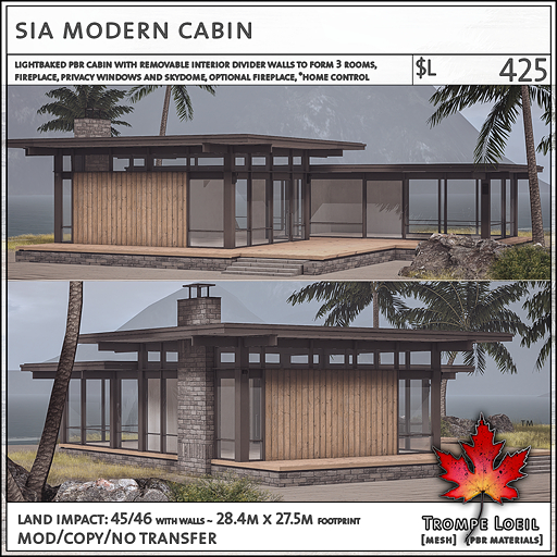 Trompe Loeil - Sia Modern Cabin [mesh]