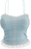 Goosie - Milo Tank - Blue Plaid - Unpack