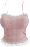 Goosie - Milo Tank - Peach Plaid - Unpack