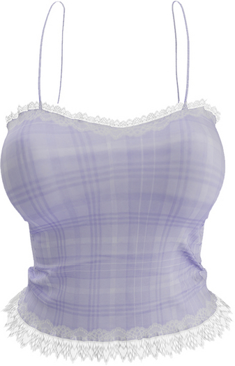 Goosie - Milo Tank - Purple Plaid - Unpack