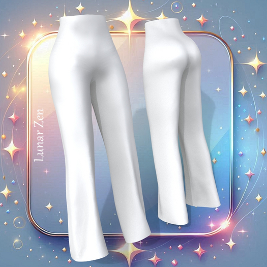 White Formal Long Pants Maitreya