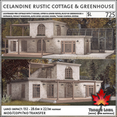 Trompe Loeil - Celandine Rustic Cottage & GreenhouseV1.1 [mesh]