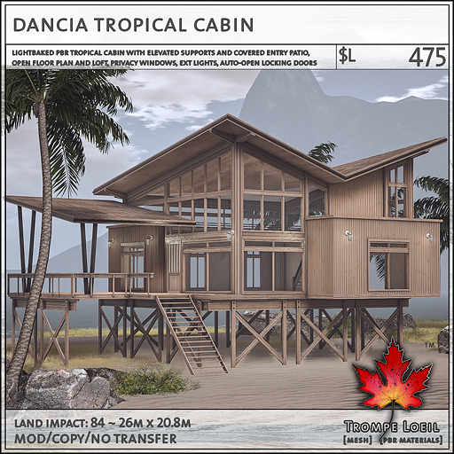 Trompe Loeil - Dancia Tropical Cabin [mesh]