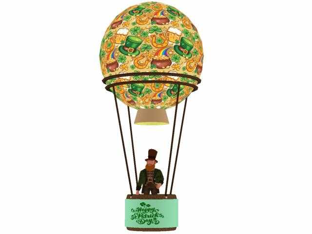 St Patrick's Day Hovering Balloon