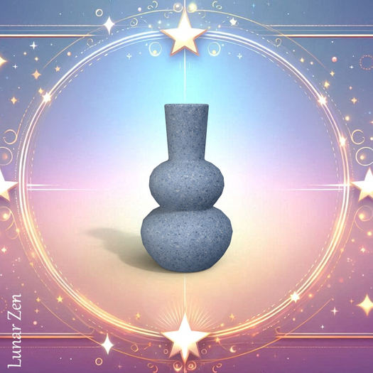 Blue Flower Pot Vase