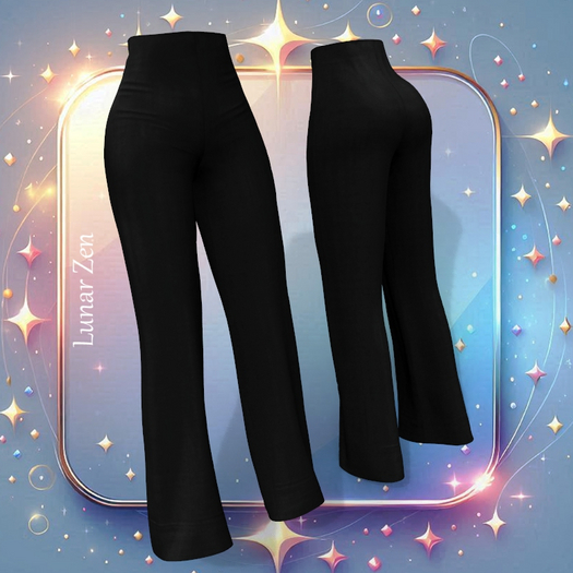 Black Formal Long Pants Reborn