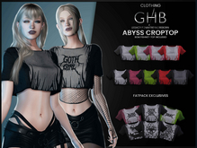 [GHB] CLOTHING: ABYSS CROPTOP (FATPACK)