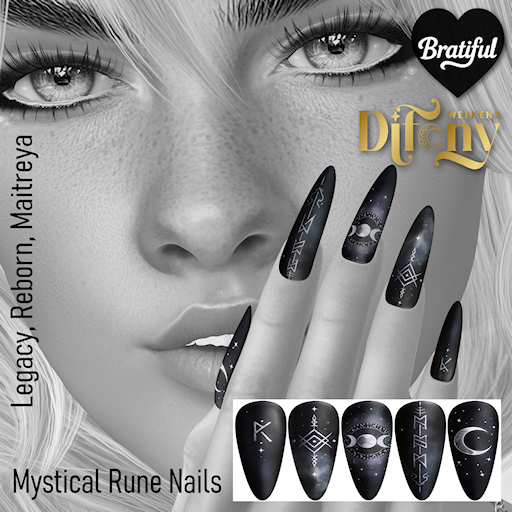 [Bratiful]  Mystic Rune Nails 